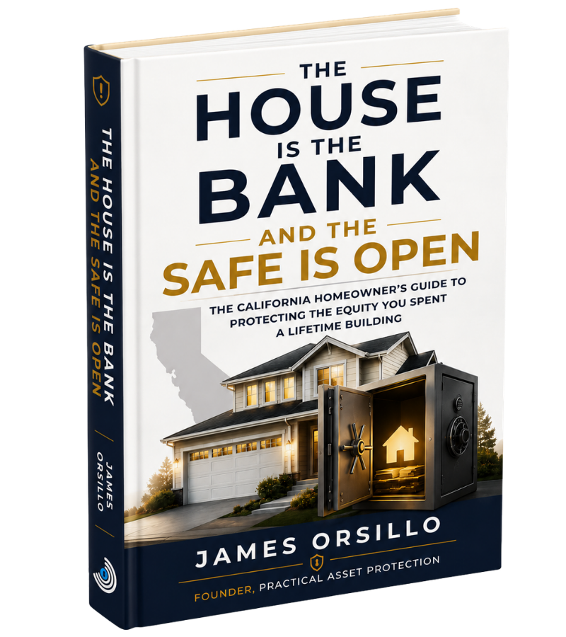 The House Is the Bank and the Safe Is Open — book cover by James Orsillo